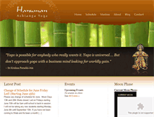 Tablet Screenshot of hanumanashtangayoga.com